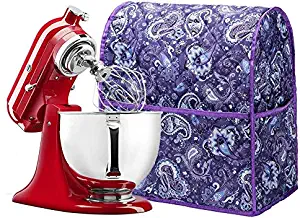 6-8 Quart Stand Mixer Cover, Dust Cover with Pockets Compatible with KitchenAid Mixers, Sunbeam Mixers, Cuisinart Mixers, Kitchen & Dining Small Appliance Dust Cover