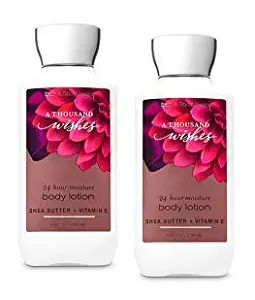 Bath and Body Works 2 Pack A Thousand Wishes Super Smooth Body Lotion 8 Oz