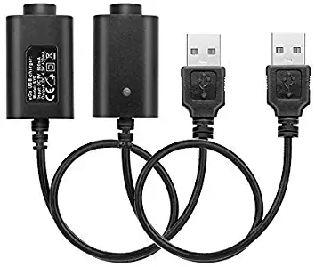 IBERLS (2 Pack) USB Smart Charger for USB Adapter Devices with LED Indicator Light, Smart Over-Charge Protection Power Cord