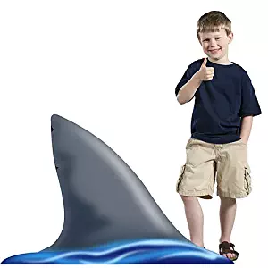 2 ft. 10 in. Sea Ocean Shark Fin Standee Standup Photo Booth Prop Background Backdrop Party Decoration Decor Scene Setter Cardboard Cutout