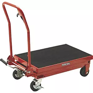 Ironton Hydraulic Table Cart - 1000-Lb. Capacity, 34 3/4in. Lift