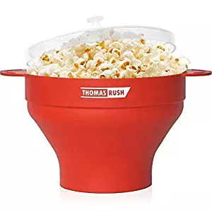 Microwave Popcorn Maker by Thomas Rush (Orange)