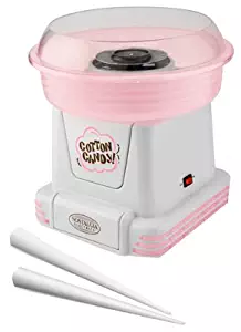 Nostalgia Electrics PCM805 Hard & Sugar-Free Candy Cotton Candy Maker; White and Pink, Pack of 2