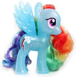 My Little Pony Rainbow Dash Glitter Body Doll Toys Model, Equestria Girls Dolls, Size 15 Cm