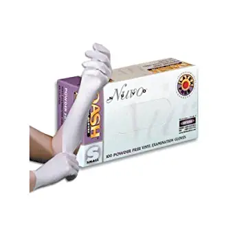 Dash Medical Gloves Inc NV100L Nuvo PF Vinyl Glove L 100/Bx