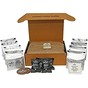 Tayst Dark Roast Coffee Pods | 100 ct. Bold Sample Box | 100% Compostable Keurig K-Cup compatible | Gourmet Coffee in Earth Friendly packaging