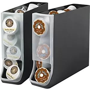 Keurig 5092 K-Cup Storage Dispenser, Black/Clear