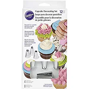 Wilton Cupcake Decorating Icing Tips, 12-Piece Set