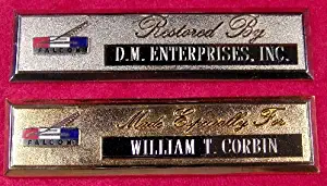 FORD FALCON- CUSTOM ENGRAVED DASH PLAQUE