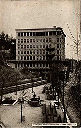 Basin Spring and Basin Park Hotel Eureka Springs, Arkansas AR Original Vintage Postcard