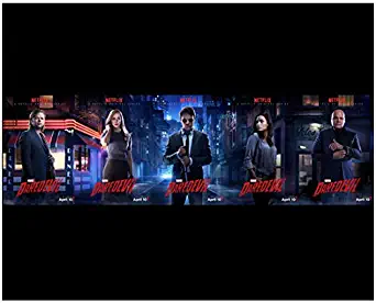 Daredevil Cast Line Up Matt, Karen, Foggy, Claire and Fisk 8 x 10 Photo