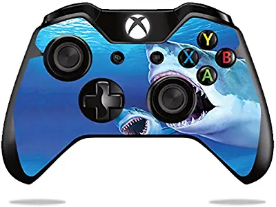 MightySkins Skin Compatible with Microsoft Xbox One or One S Controller - Great Whites | Protective, Durable, and Unique Vinyl wrap Cover | Easy to Apply, Remove, and Change Styles | Made in The USA