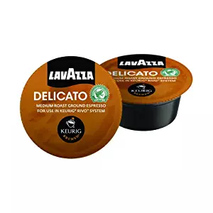 Lavazza Espresso Delicato Keurig Rivo Pack, 18 Count