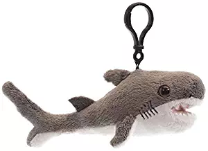 Shark Week 30th Anniversary Bull Shark Plush Backpack Clip 7" With Sounds