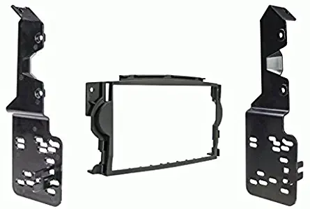 Carxtc Double Din Install Car Stereo Dash Kit for a Aftermarket Radio Fits 2004-2008 Acura TL Trim Bezel is Painted Matte Black