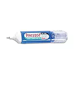 Presto! Multipurpose Correction Pen, 12 ml, White, Sold as Pack of 3