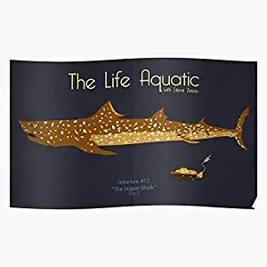 US208PT Life Jaguar Shark The Aquatic Poster, Gift for Home Decor Wall Art Print Poster