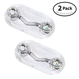 ReadeREST, Made with Swarovski crystals (Magnetic Eyeglass Holder) (Pack of 2)