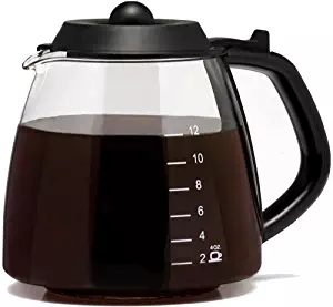 CAF&Eacute; BREW COLLECTION Universal 12 Cup Replacement Carafe for Cuisinart, Mr. Coffee, Bunn, etc by Medelco