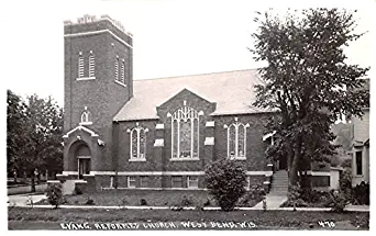 Evangelical Reformed Church West Bend, Wisconsin postcard