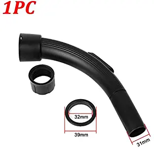 HEVENSA - 1PC Vacuum Replacement Hose Handle 32mm Plastic Bent And Curved Connector Pipe Nozzle Vacuum Spare Parts Accessories