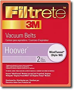 Hoover Windtunnel Self Propelled Style 160 Replacement Vacuum Belts 2 Pack