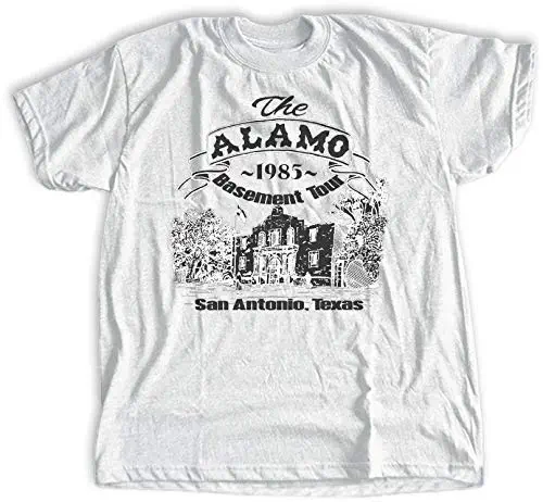 Pee-wee’s Alamo Basement Tour T-shirt | 1985 San Antonio Texas | Pee-wee's Big Adventure Shirt | Boys, Girls, Men, Women, Toddler Styles | Organic Nostalgia