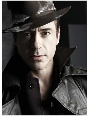 Robert Downey Jr 8x10 Photo Avengers Assemble Ironman Sherlock Holmes in a hat