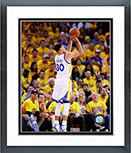 NBA Stephen Curry Golden State Warriors 2014-2015 Action Photo (Size: 12.5" x 15.5") Framed