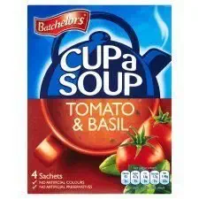 Batchelors Cup A Soup Tomato And Basil Soup 4S 108G