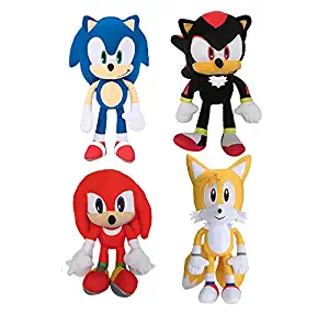 Sonic The Hedgehog - Sonic and Friends 4 Piece Set - 11 INCHES Tall