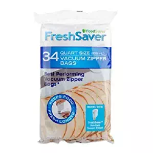 FoodSaver FreshSaver Quart-sized Vacuum Zipper Bags 34ct