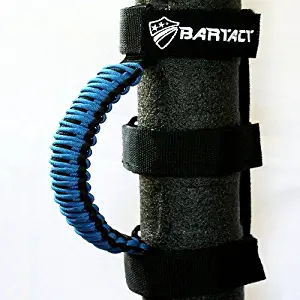 Bartact TAOGHUPBU - Universal Paracord Grab Handles (Pair) - Made in USA - Black/Royal Blue