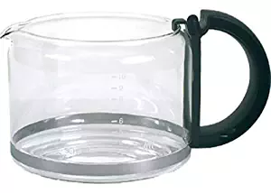 Krups 036-42 10 Cup Glass Carafe, Black Handle - Lid Not Included