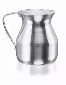IMUSA USA GAU-80232W Aluminum Chocolatera 2-Quart, Silver