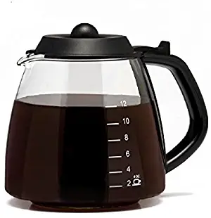 CAF&Eacute; BREW COLLECTION 12 Cup Replacement Carafe for most Cuisinart, Mr. Coffee, Bunn, etc