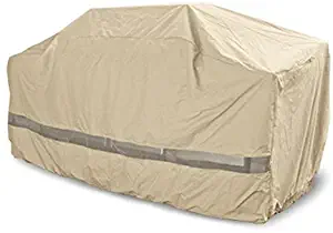 Covermates – Island Grill Cover – 110W x 44D x 48H – Elite Collection – 3 YR Warranty – Year Around Protection - Khaki