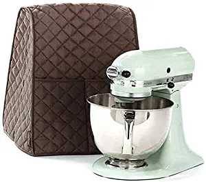Large Size Stand Mixer Cover, Quilted Dustproof 4.5-6 Quart Kitchen Aid Organizer Bag, Mixer Covers Fits All Tilt Head & Bowl Lift Models for Kitchen Aid, Cuisinart, Hamilton Beach Mixers Coffee