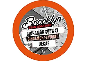 Brooklyn Beans Cinnamon Subway Decaf Coffee Pods, Compatible with 2.0 K-Cup Brewers, 40 Count