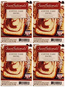 ScentSationals Coffee Cake Swirl Wax Cubes - 4-Pack