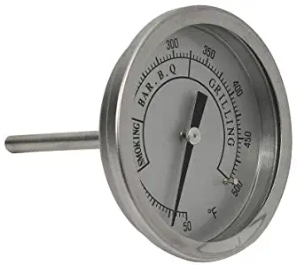 Brinkmann Grill Parts Pro Universal BBQ Grill Replacement Stainless Steel Premium Temperature Gauge