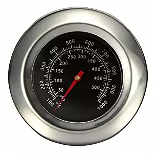 SNNplapla 10~1000F Degrees Fahrenheit 3" Grill and Smoker Thermometer Temp Gauge Roast Barbecue BBQ
