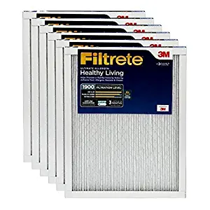 Filtrete 14x30x1, AC Furnace Air Filter, MPR 1900, Healthy Living Ultimate Allergen, 6-Pack