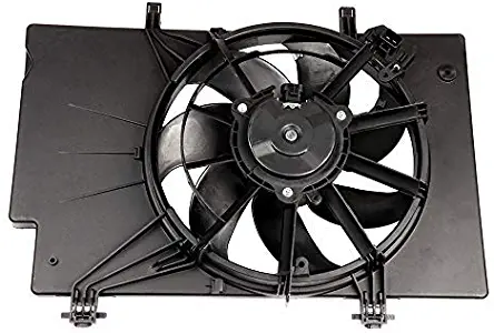 SCITOO Radiator AC Cooling Fan Assembly Compatible with 2011 2012 2013 2014 2015 2016 2017 Ford Fiesta FO3115186