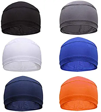 Sweat Wicking Helmet Liner, Running Hats Helmet Liner, Cooling Cap, Running Hat, Cycling Skull Caps for Men&Women