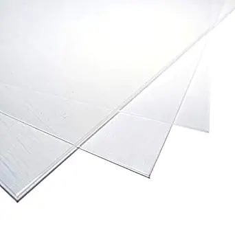 Polycarbonate Plastic Sheet 12" X 24" X 0.0625" (1/16") 3 Pack for VEX Robotics Teams, Hobby, DIY, Industrial. Shatterproof, Easy to Cut, Bend, Mold.