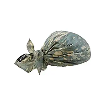 Ergodyne Camouflage Chill-Its 6710CT PVA Evaporative Cooling Hat With Tie Closure