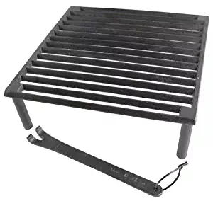 Steven Raichlen Best of Barbecue Cast Iron Tuscan BBQ Grill – 14 by 14 inches – SR8024
