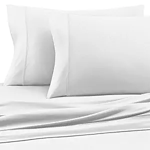COOLEX Cooling Sheet Set - Moisture Wicking, Wrinkle Free, Fade and Stain Resistant (California King, White)