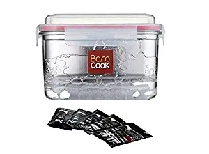 BaroCook Medium 28 oz Flameless Thermal Cook Pot & 5 Heating Pack Set